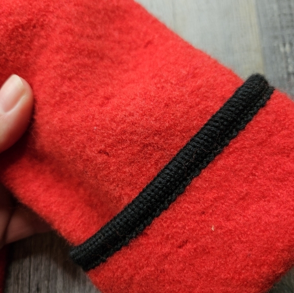 Elegance Seiler Red Jacket Cardigan Vintage Wool Cow Graphic - Picture 10 of 12